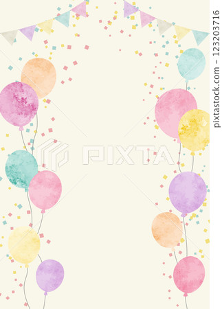 Watercolor celebration illustration background 123203716