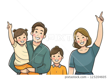 Family with a smile 123204605