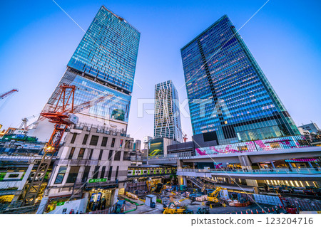 Tokyo cityscape in Japan, February. Goodbye, Shibuya Station West Exit... The building on the right is already vacant... = February 19, 2025 Tokyo cityscape in Japan, February. Goodbye, Shibuya Station West Exit... The building on the right is already vacant... = February 19, 2025 123204716