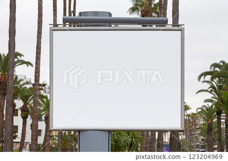 Blank billboard Blank billboard 123204969