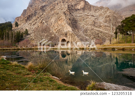 Taq-e Bostan in Kermanshah city, Iran Taq-e Bostan in Kermanshah city, Iran 123205318