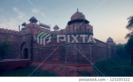 Red Fort in Delhi city, India Red Fort in Delhi city, India 123205322