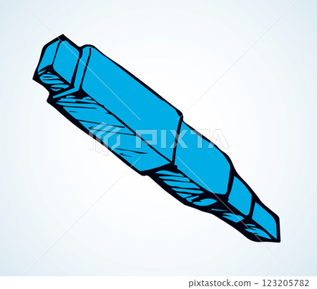Marker. Vector drawing icon sign 123205782