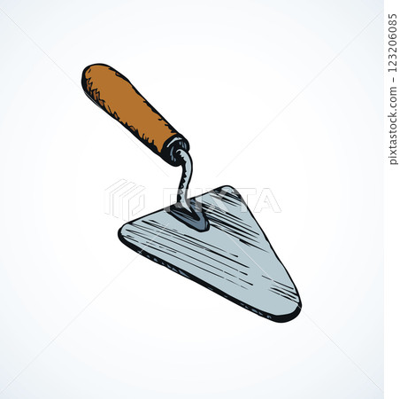 Trowel. Vector drawing 123206085