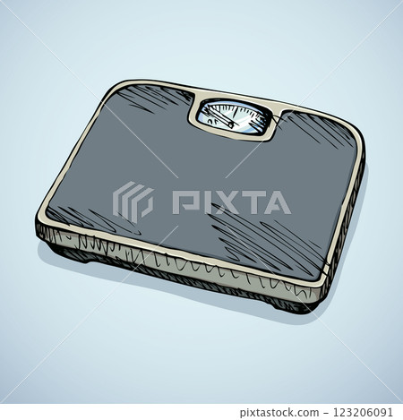 Scales. Vector drawing 123206091