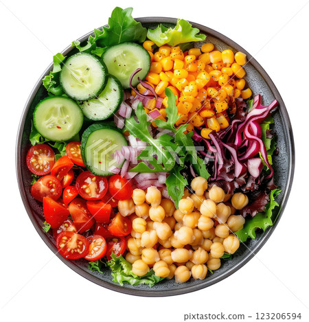 Vegan Salad 123206594