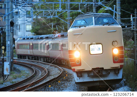 Yokosuka Line, Ofuna - Kita-Kamakura, JR East, 183 series, OM102 train (Omiya), out of service Yokosuka Line, Ofuna - Kita-Kamakura, JR East, 183 series, OM102 train (Omiya), out of service 123206714