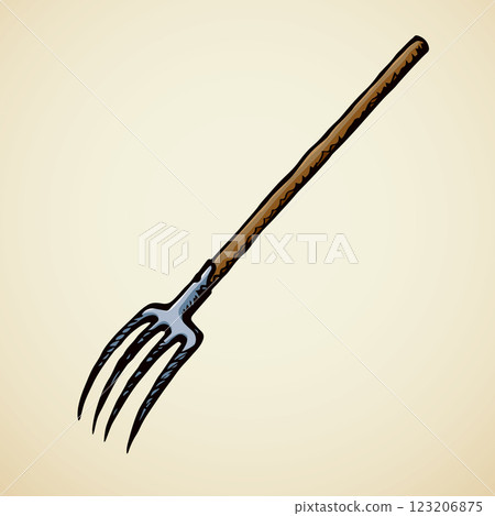 Forks. Vector drawing Forks. Vector drawing 123206875