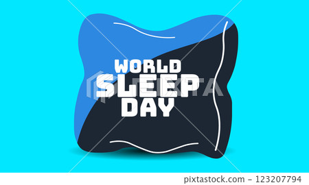 World Sleep Day Awareness Banner, Promote Healthy Sleep Habits World Sleep Day Awareness Banner, Promote Healthy Sleep Habits 123207794