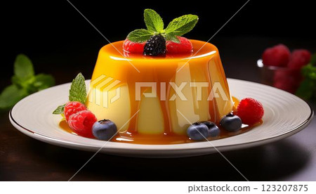 奢華布丁甜點盤1 123207875