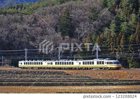 Fujikyu Railway Line Kotobuki-Mitsutoge Fujikyu 2000 Series 2002 Panorama Express Alps 123208024