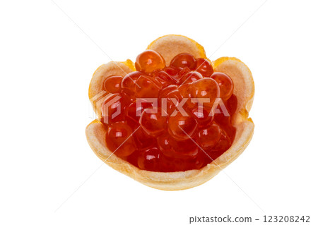 red caviar isolated 123208242