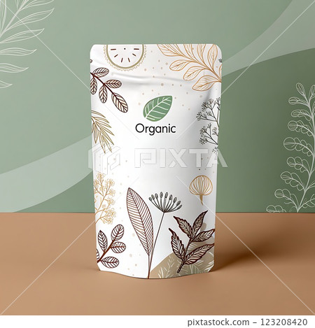 Organic Product Packaging Mockup 123208420