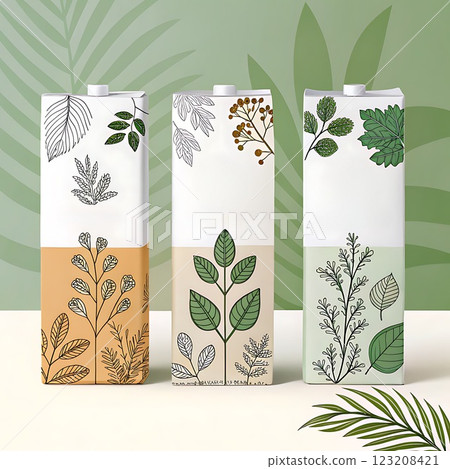 Organic Product Packaging Mockup 123208421