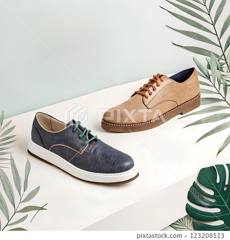 Vegan Shoes Display 123208513