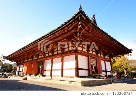 Kyoto Prefecture, Toji Temple Lecture Hall (Important Cultural Property), Kujo-cho, Minami-ku, Kyoto City, February 2022 123208724