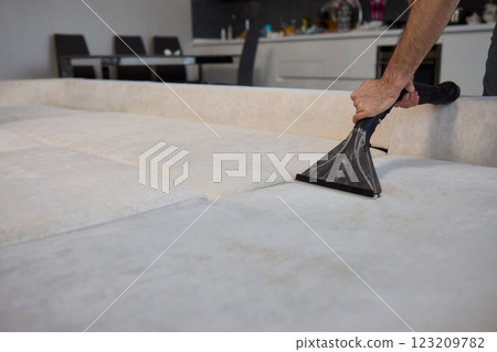 Professional Upholstery Cleaning Services for a Modern Interior Space Enhancing Home Aesthetics 123209782