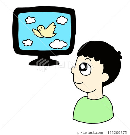 Seeing Action Illustration Seeing Action Illustration 123209875