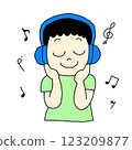 Listening Action Illustration 123209877