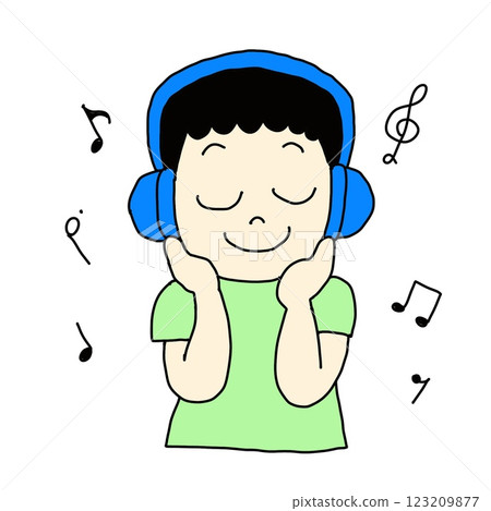 Listening Action Illustration Listening Action Illustration 123209877