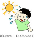 Hot action illustration 123209881