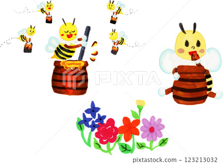 蜜蜂的複印圖 蜜蜂的複印圖 123213032