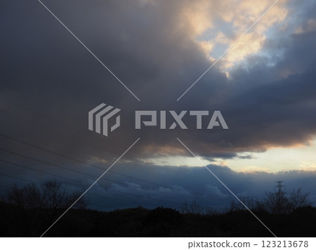 Fantastic sunset scenery Fantastic sunset scenery 123213678