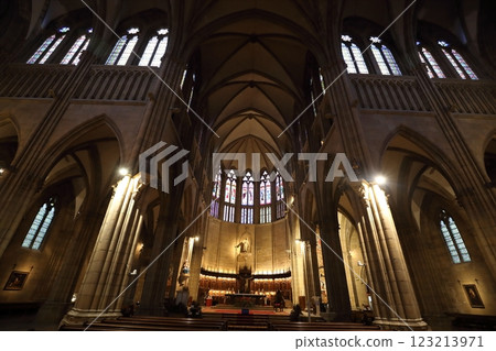 San Sebastian Cathedral interior altar San Sebastian Cathedral interior altar 123213971