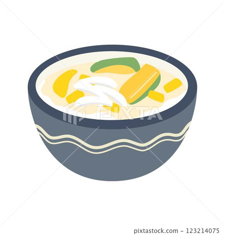 Es Teler, Indonesian Iced Fruit Cocktail in Coconut Milk Soup 123214075