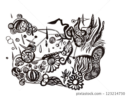 無題（自由、抽象、混亂、個性）視覺藝術 123214730