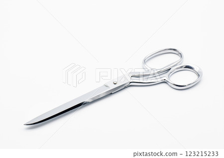 Scissors on a white background Scissors on a white background 123215233