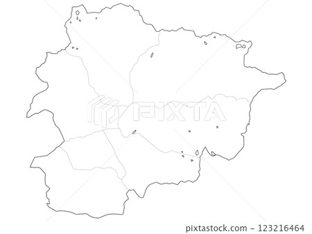 Blank map Andorra 123216464