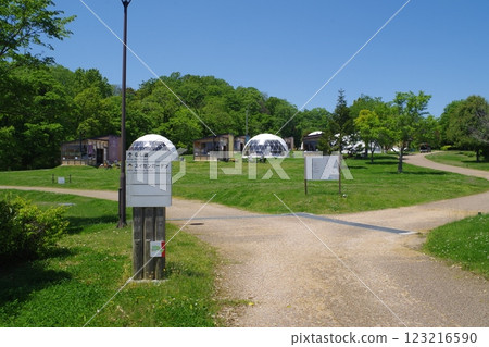 備北丘陵公園住宿區景觀 123216590