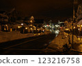 牧野街的冬夜景觀 123216758