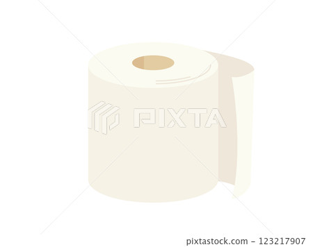 Illustration of toilet paper Illustration of toilet paper 123217907