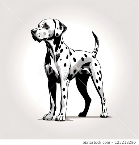 Dalmatians love to run 123218280