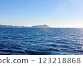 夏威夷海洋和鑽石頭 123218868