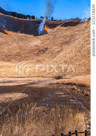 2025年2月15日 曾尼高原的山火焚燒日。 123218926