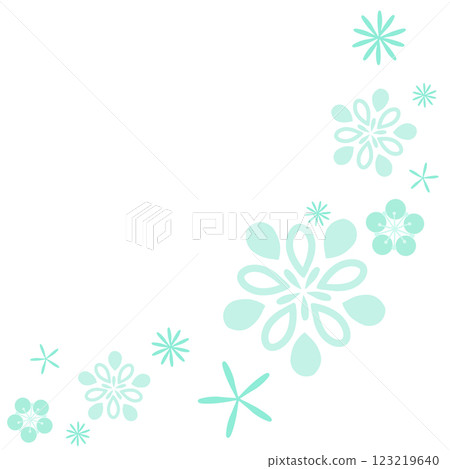 Lots of mint green flowers Lots of mint green flowers 123219640