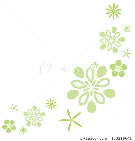 Many yellow-green flowers Many yellow-green flowers 123219641