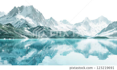 Lake in Mountains Lake in Mountains 123219691