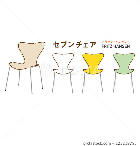 時尚北歐椅子「七椅」傑作 123219753