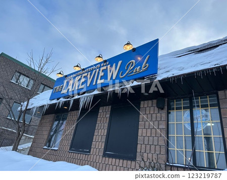 Port Perry, Canada in the winter 123219787