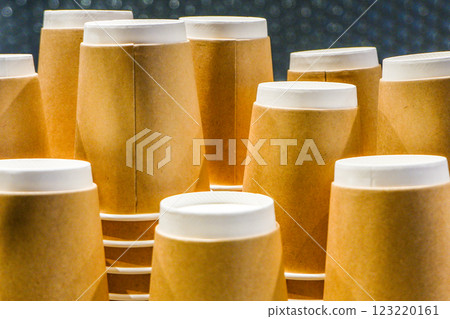 Stacked paper cups Stacked paper cups 123220161