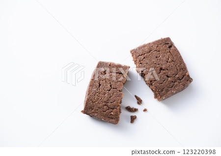 Broken cookie 123220398