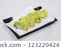 Shiso Tempura at an Izakaya 123220424