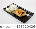 Chicken steak at a bar 123220426