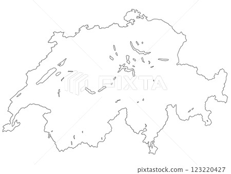 Blank map of Switzerland Blank map of Switzerland 123220427
