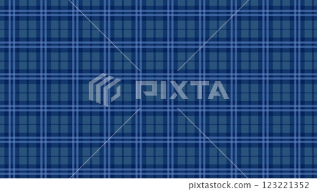 Dark blue check pattern background illustration 123221352