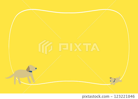黃金獵犬相框/明信片 123221846